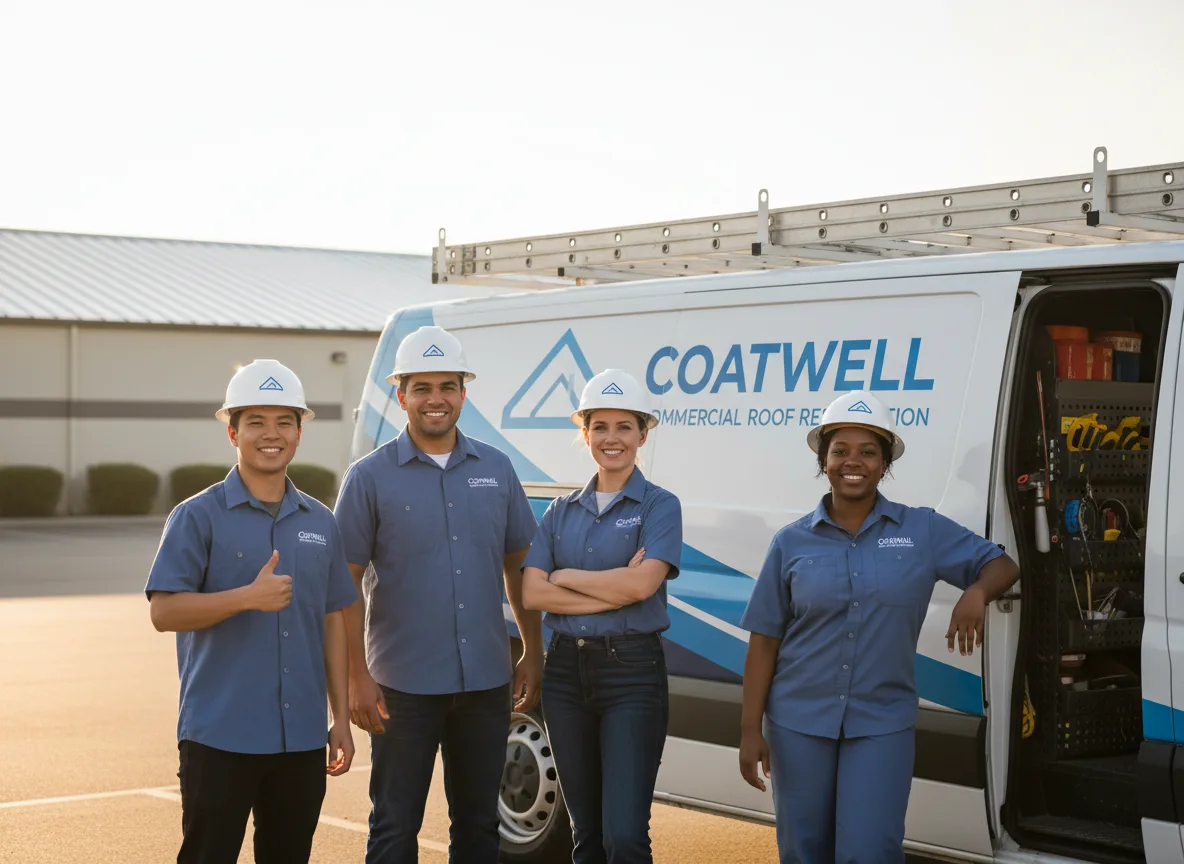Commercial roof coating company in Clayville, NY